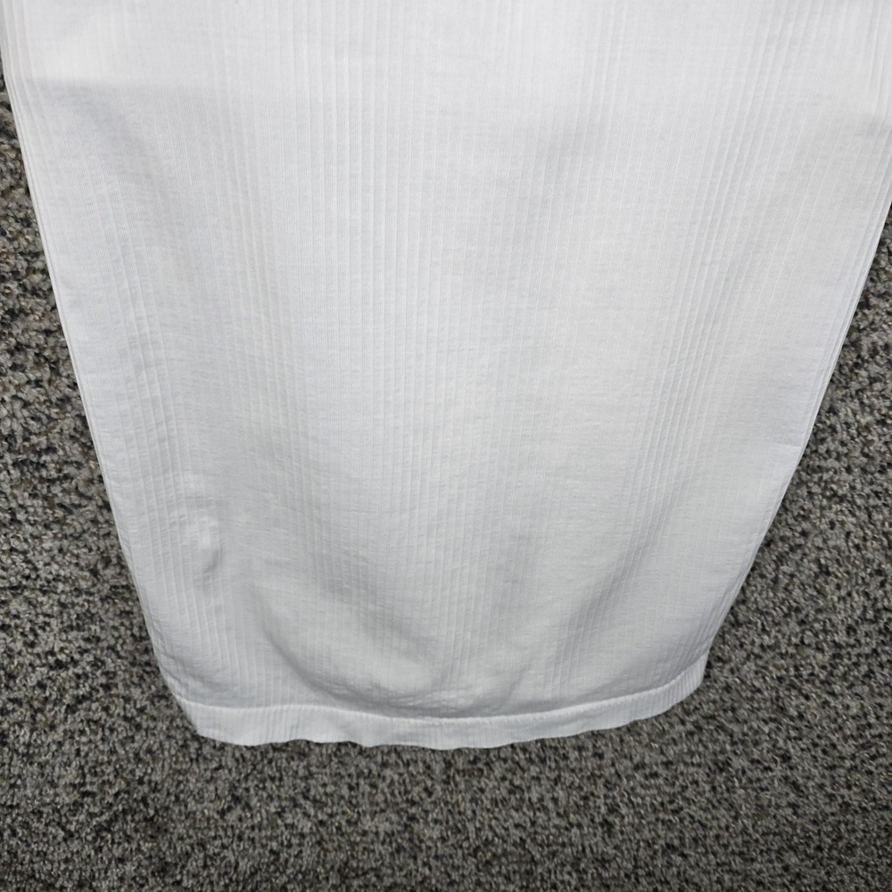 Lululemon Top Womens 12 White Ebb To Street Tank II Stretch Yoga Racerback - Picture 5 of 8